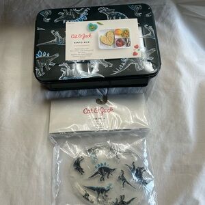 NWT Cat and Jack Dinosaur Bento Box and Ice Pack
